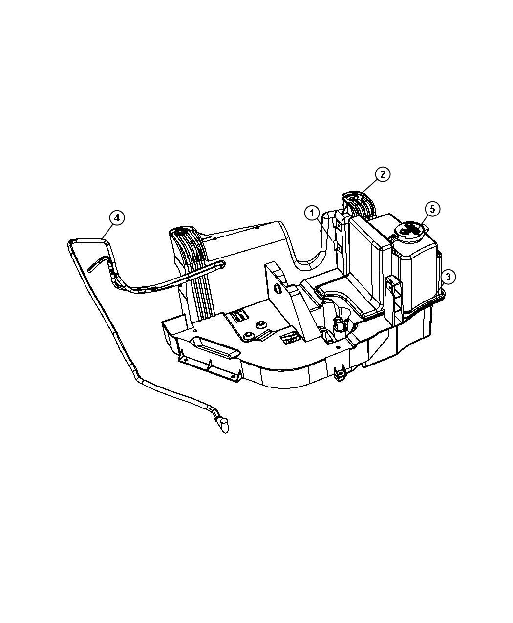 Diagram Windshield Washer System. for your 2007 Jeep Wrangler RUBICON  