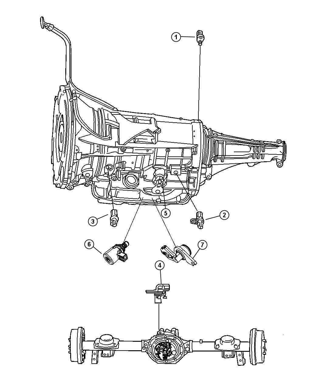 Diagram Sensor (Drive Train). for your Jeep