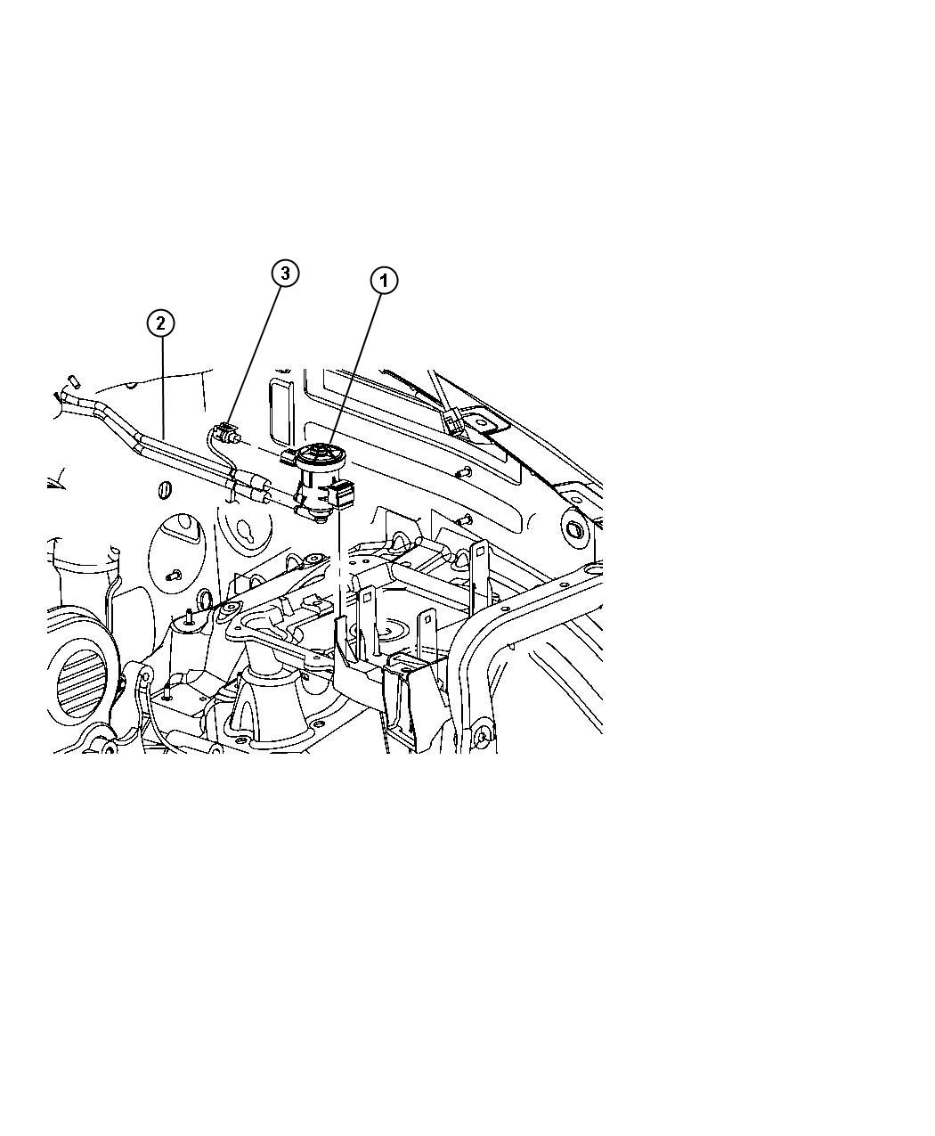 Diagram Emission Vacuum Harness 3.7L [All 3.7L 6-Cyl Gas Engines]. for your 2017 Dodge Grand Caravan   