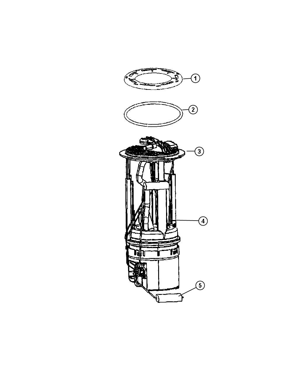 Diagram Fuel Pump and Sending Unit, 3.7L [All 3.7L 6-Cyl Gas Engines] 2.8L [ALL Turbo Diesel Engines] 4.0L [4.0L V6 SOHC Engine]. for your 1999 Chrysler 300  M 