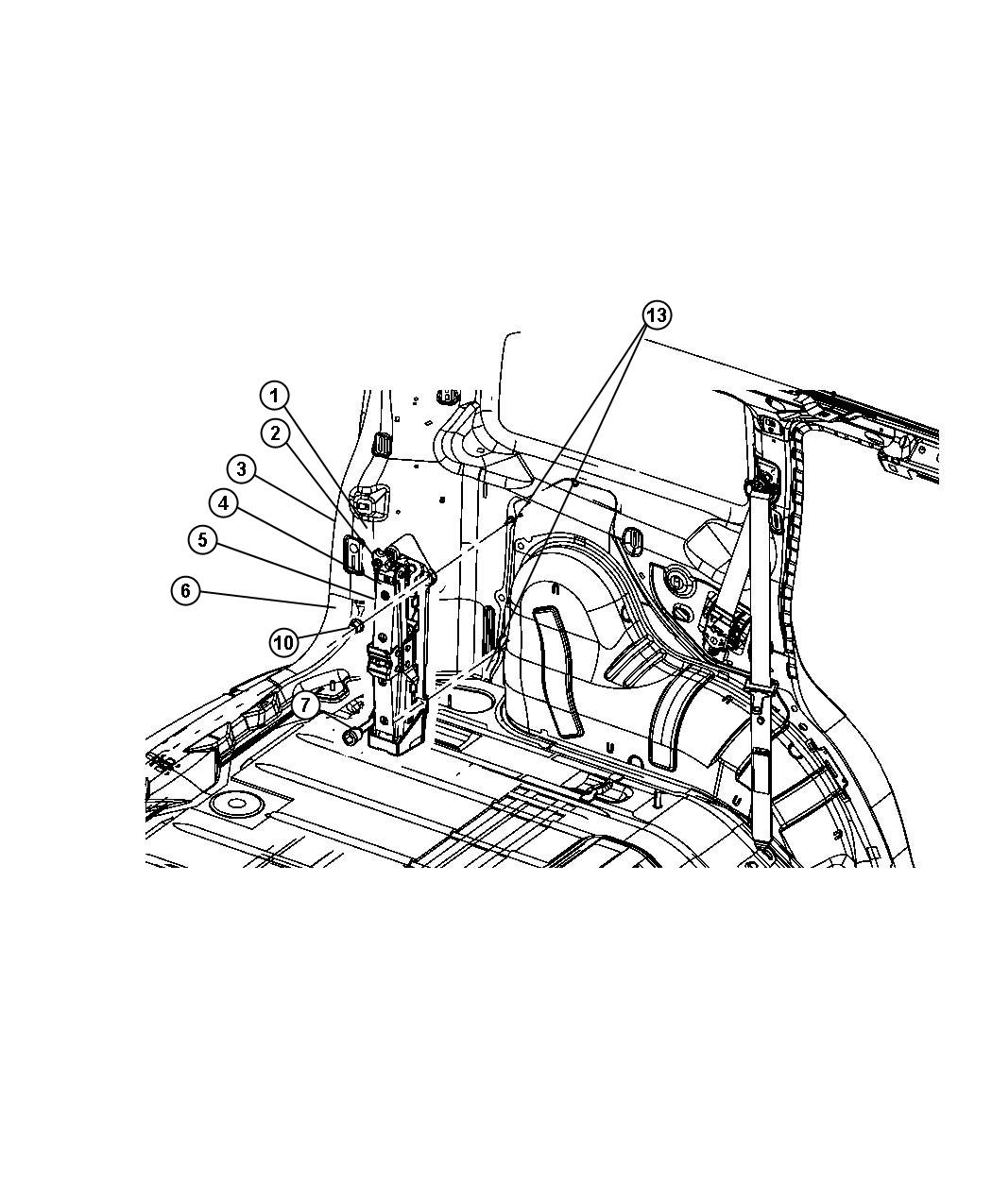 Diagram Jack and Hardware. for your 2004 Chrysler 300  M 