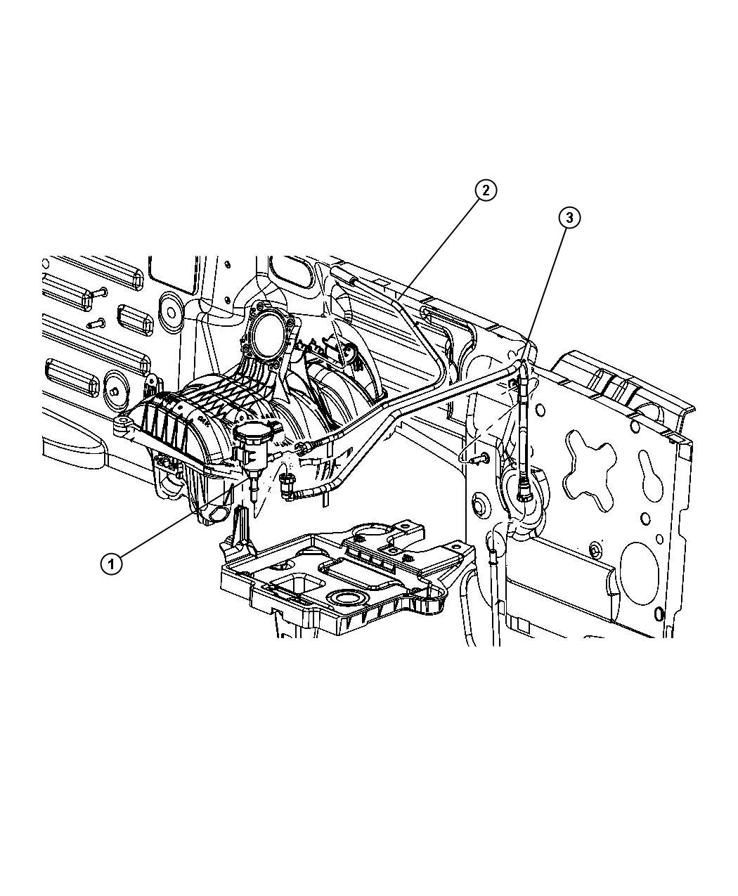 Diagram Emission Vacuum Harness 3.7L [ALL V6 ENGINES] 4.0L [4.0L V6 SOHC Engine]. for your 2018 Dodge Grand Caravan   