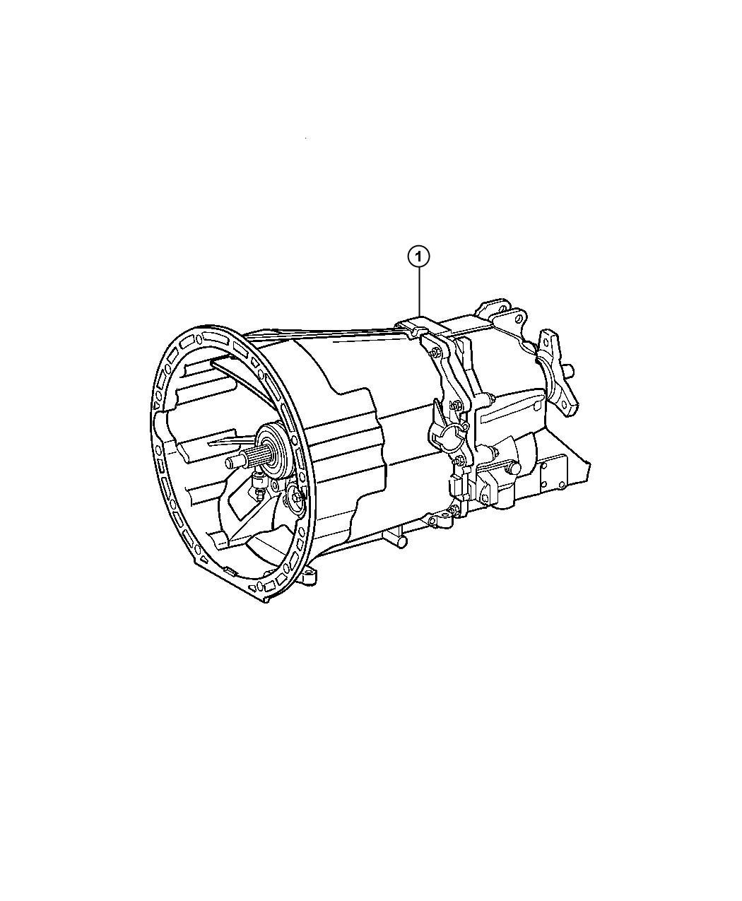 Diagram Transmission Assembly. for your Jeep Wrangler  