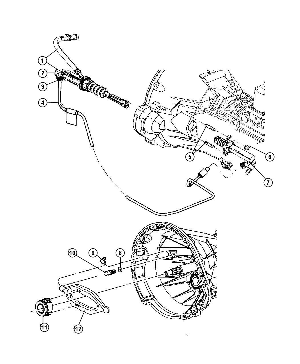 Diagram Controls,Hydraulic Clutch. for your Dodge