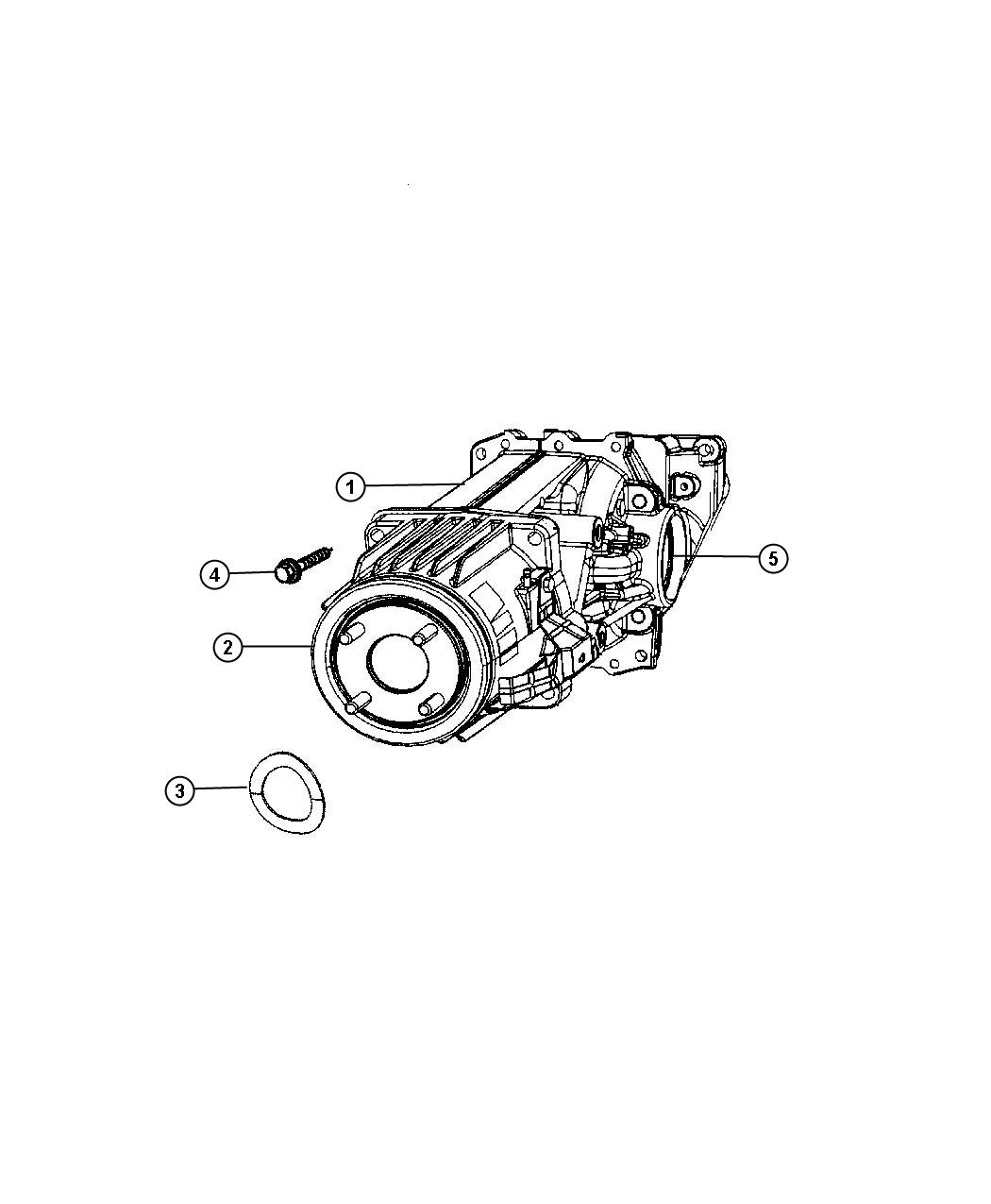 Diagram Axle Assembly,Rear. for your 2004 Chrysler 300  M 