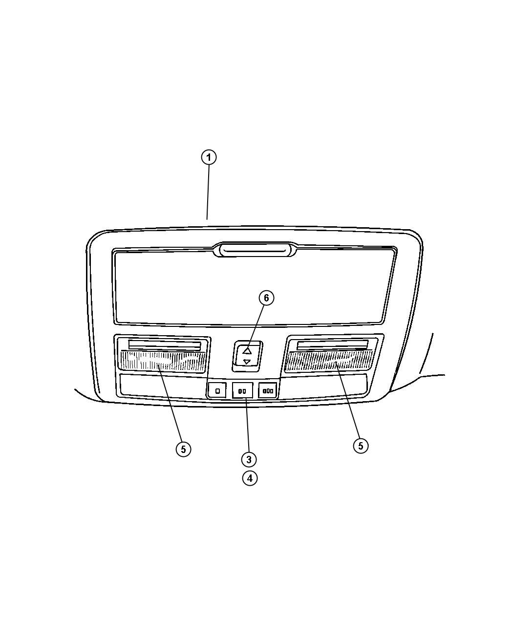 Diagram Console, Overhead. for your Chrysler