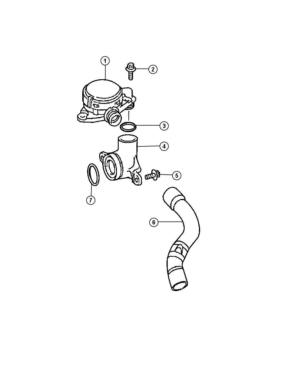 Diagram Crankcase Ventilation 3.0L Diesel [3.0L V6 Turbo Diesel Engine]. for your Jeep Grand Cherokee  