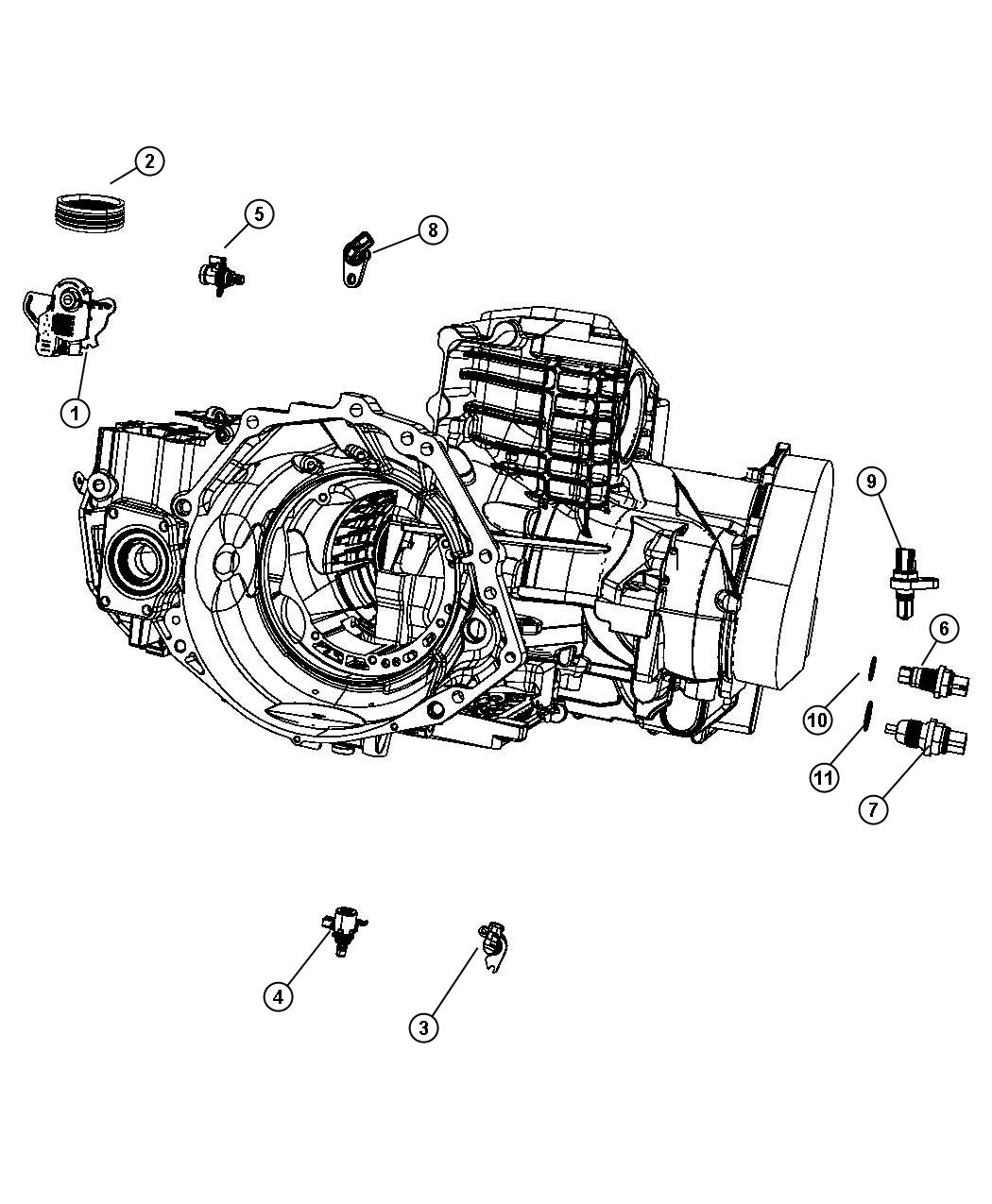 Diagram Sensors Drivetrain. for your Dodge Grand Caravan  