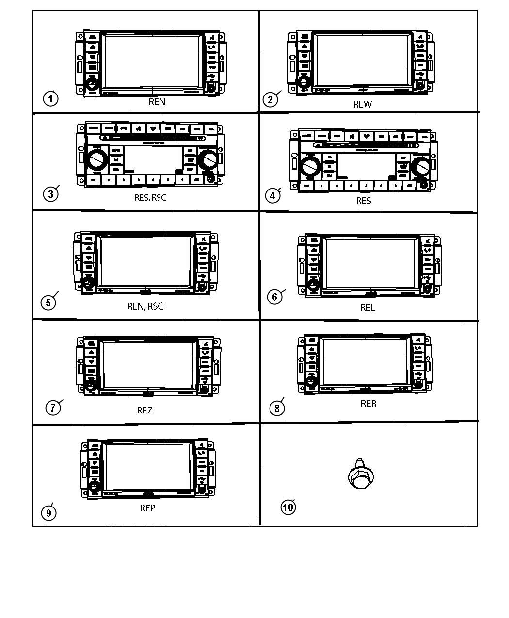 Diagram Radio. for your 2000 Chrysler 300  M 