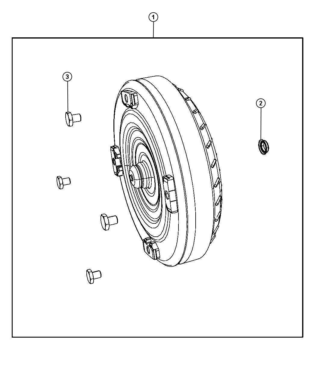 Diagram Torque Converter. for your 2008 Chrysler Town & Country   