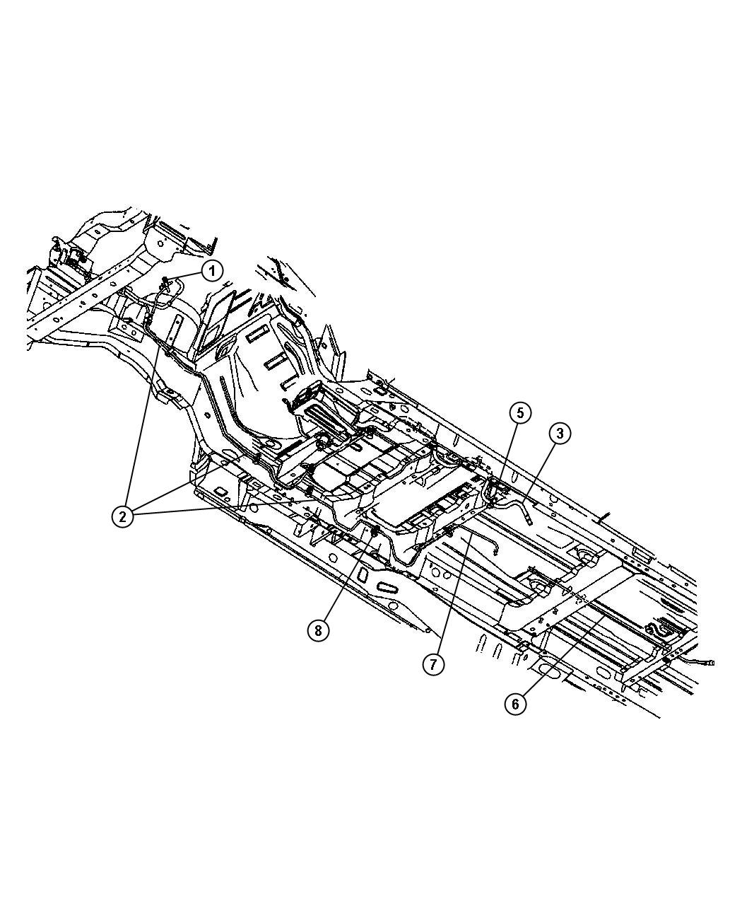 Diagram Fuel Lines All Engines. for your 2005 Dodge Caravan   