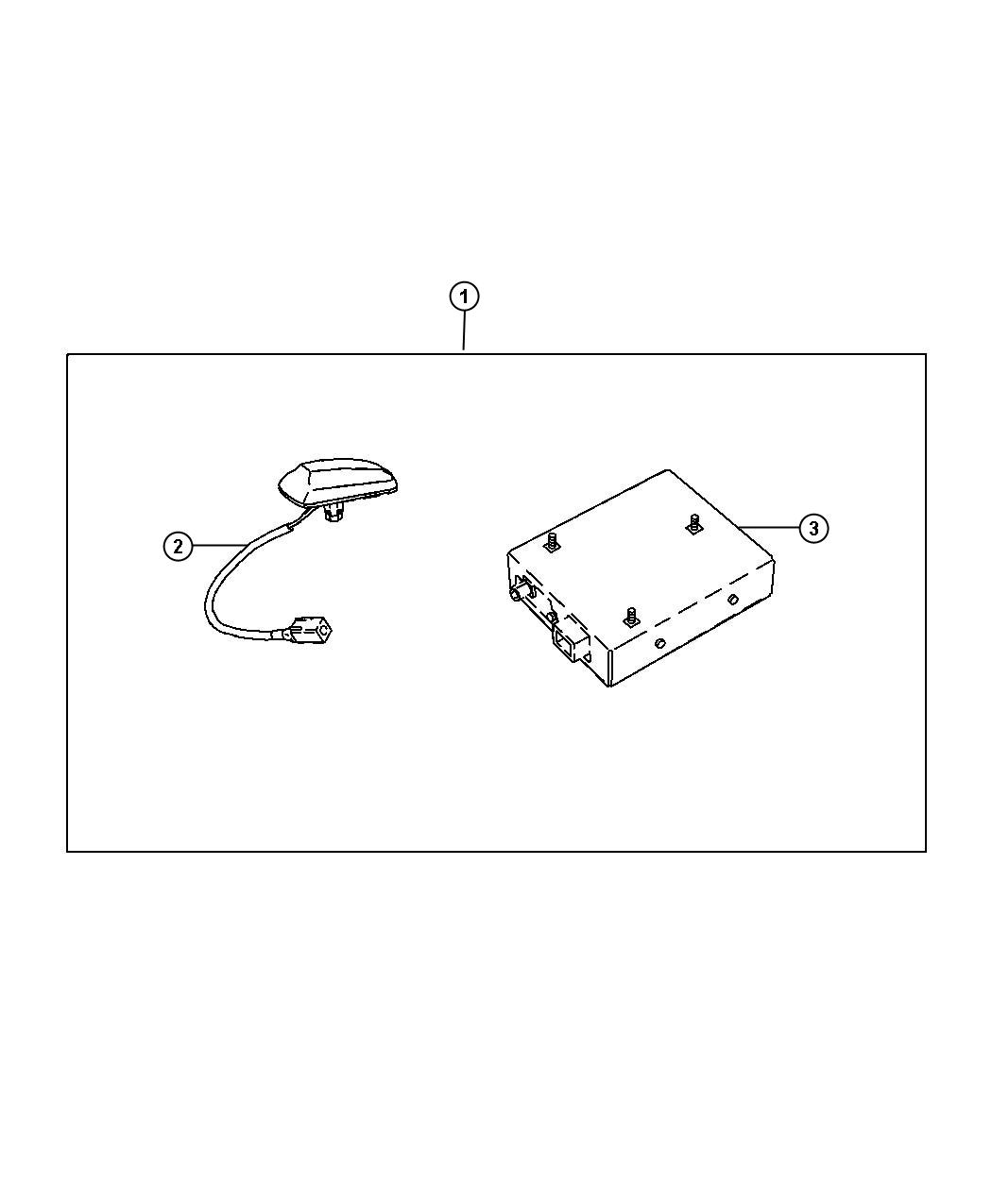 Diagram Receiver Kit - Satellite. for your Chrysler