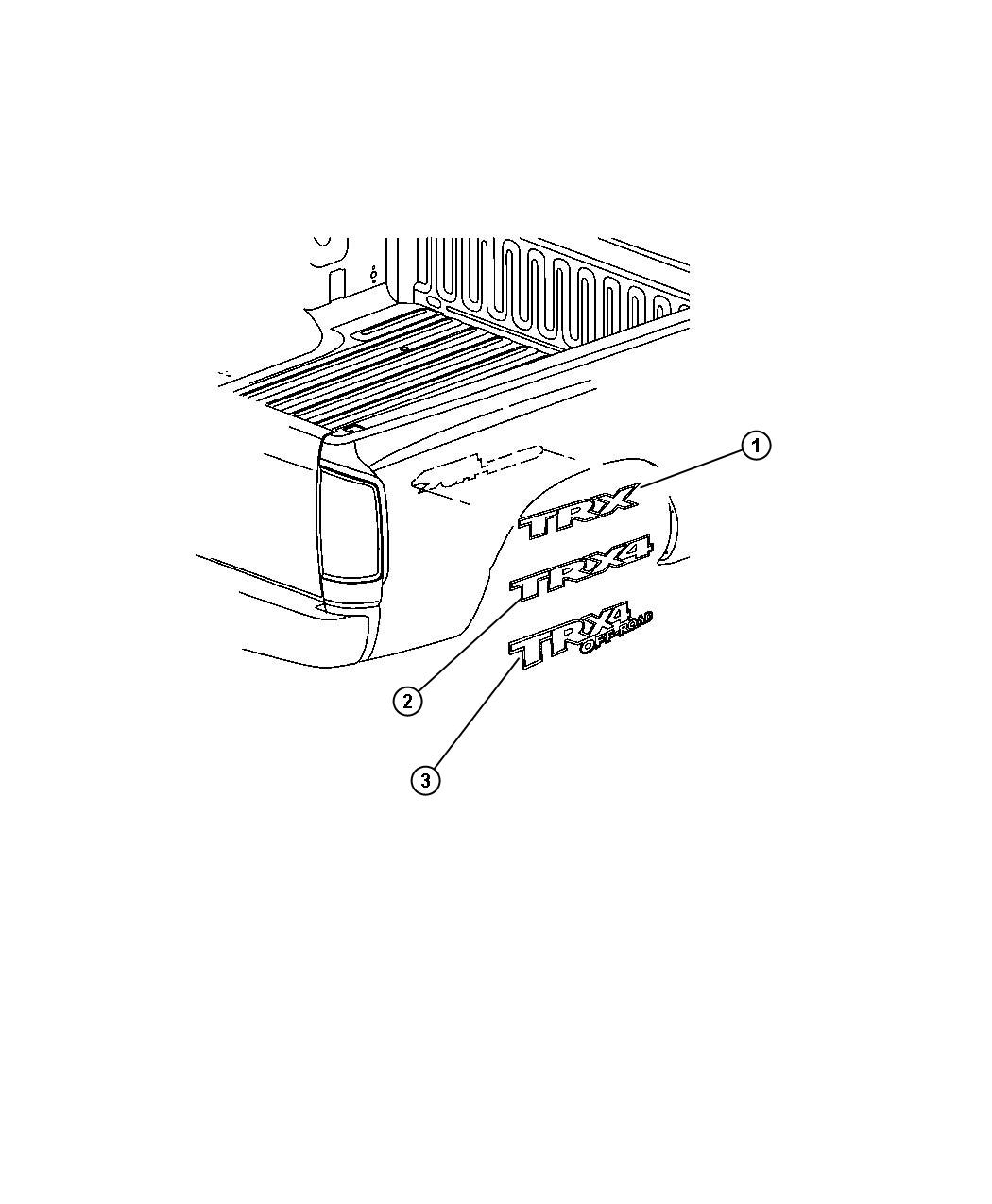 Decals and Tape Stripes. Diagram