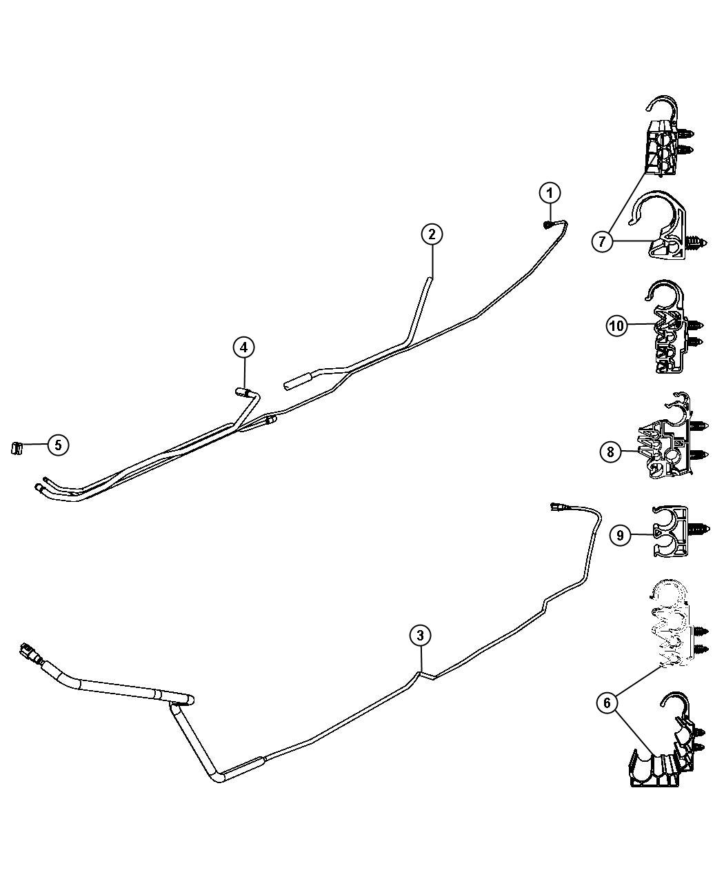 Fuel Line Chassis. Diagram