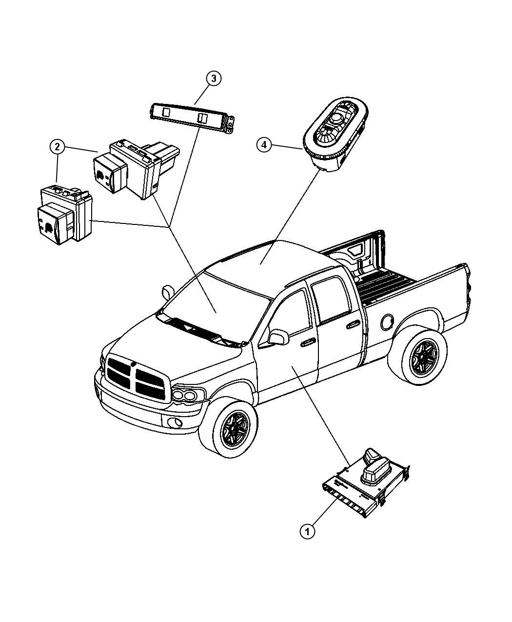 Diagram Switches Body. for your Dodge