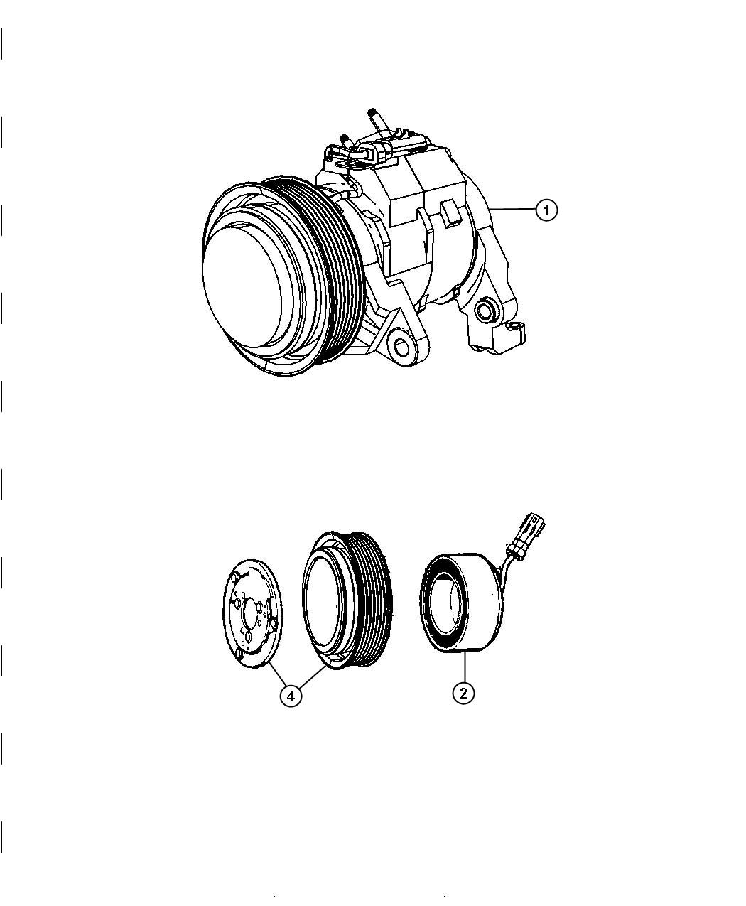 Diagram A/C Compressor. for your 2004 Chrysler 300  M 