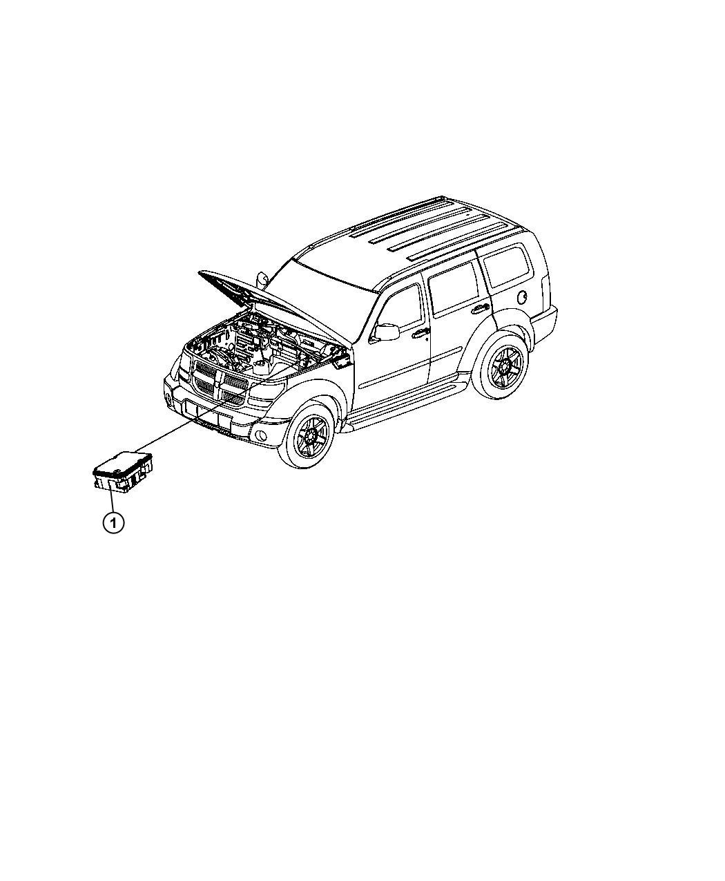 Diagram Modules Brakes, Suspension and Steering. for your Dodge NITRO  