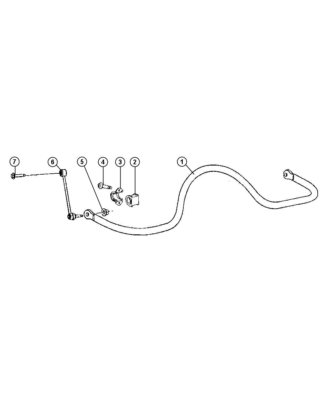 Stabilizer Bar, Rear. Diagram