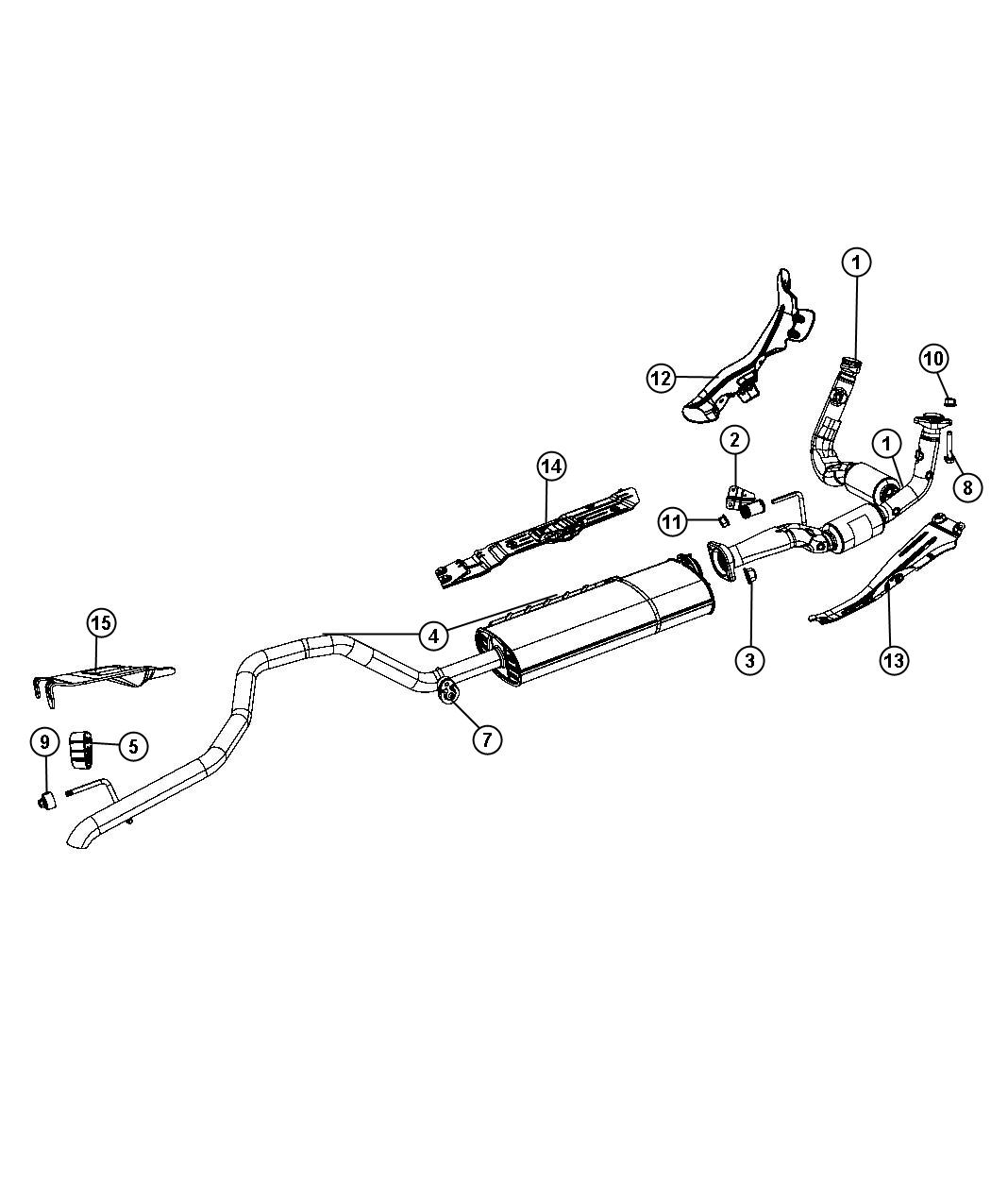 Exhaust System. Diagram