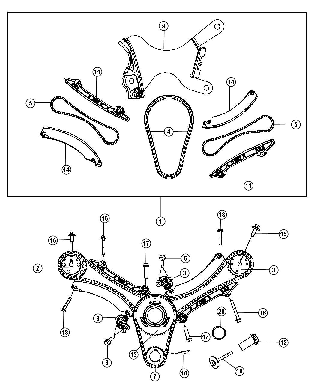 Timing System 4.7L [4.7L V8 Engine]. Diagram