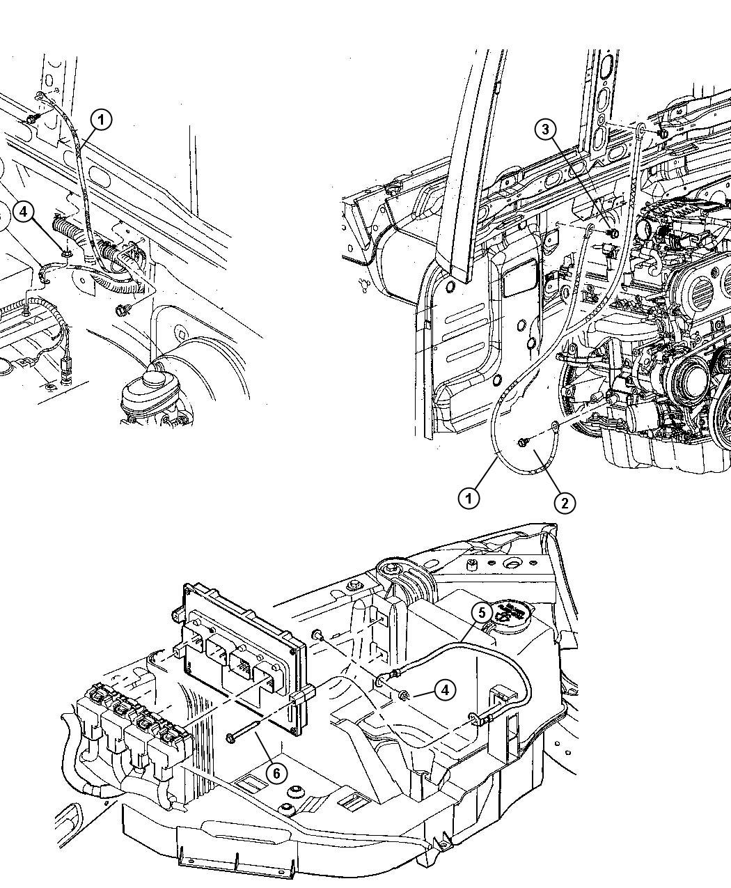 Full size assembly image of Ground Straps. (1/1)