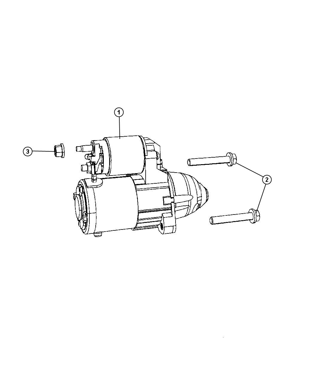 Diagram Starter and Related Parts. for your 1999 Dodge Grand Caravan   