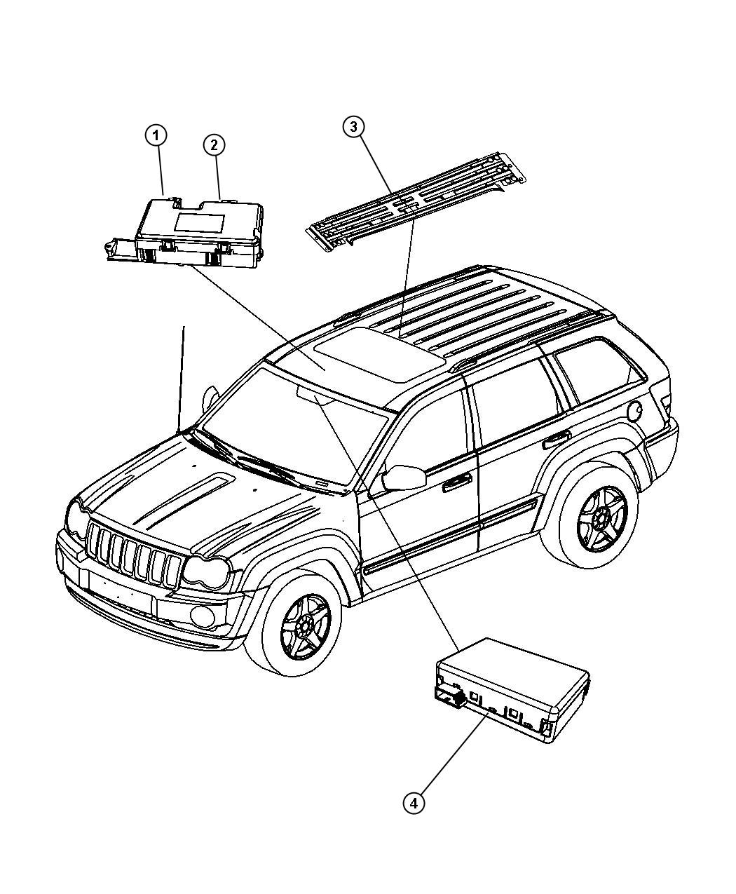 Diagram Modules Overhead. for your Chrysler 200  