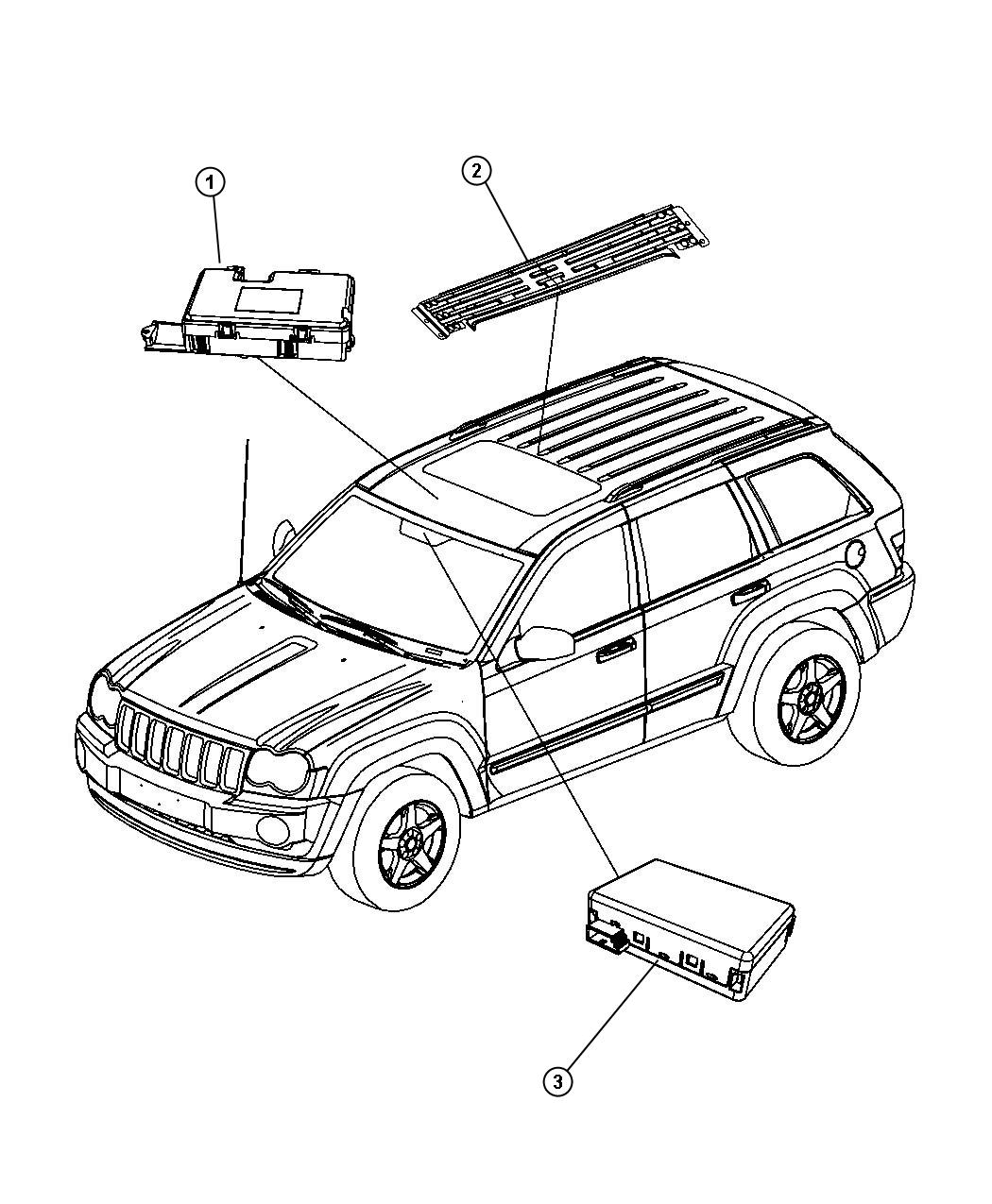 Diagram Modules Overhead. for your Chrysler 200  