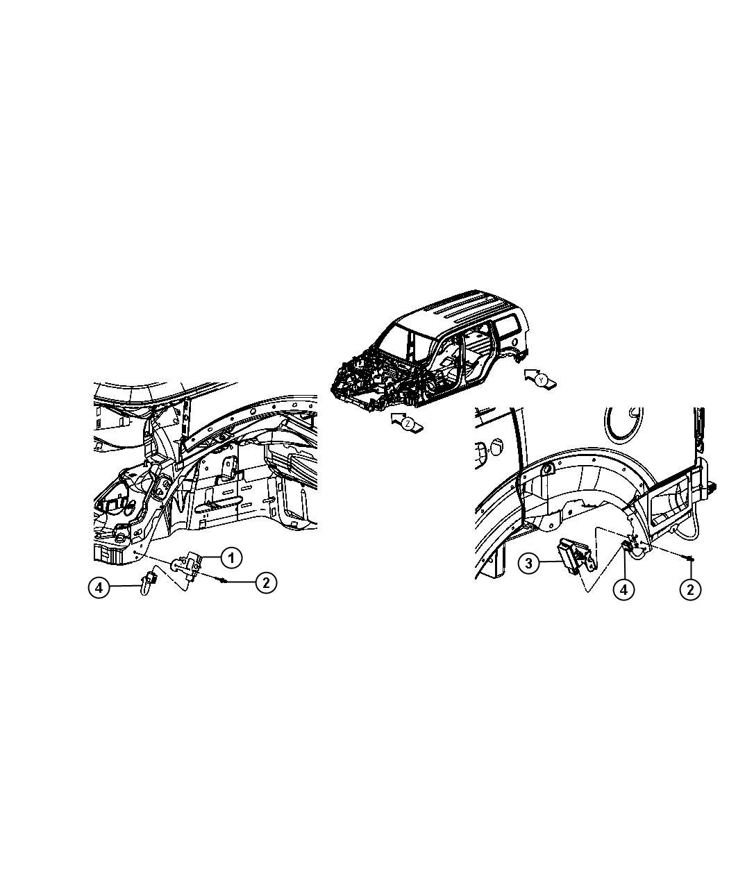 Diagram Tire Trigger Module. for your 2008 Jeep Liberty   
