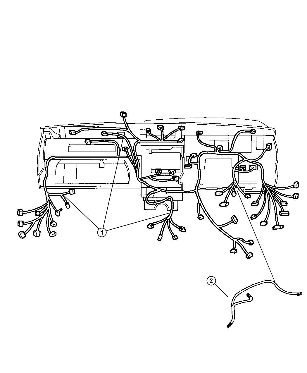 Wiring Instrument Panel. Diagram