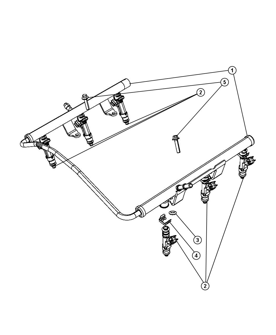 Diagram Fuel Rail Gas. for your Jeep Grand Cherokee  