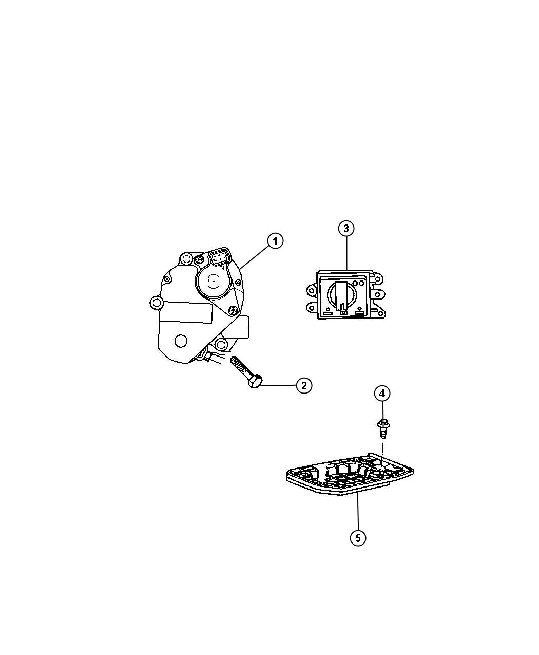 Diagram Shift Control Switch And Motor NVG 273 [Elec Shift-on-the-Fly Transfer Case]. for your Dodge Ram 5500  