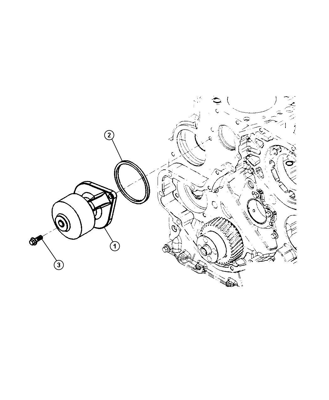 Diagram Water Pump and Related Parts. for your 2004 Dodge Intrepid   