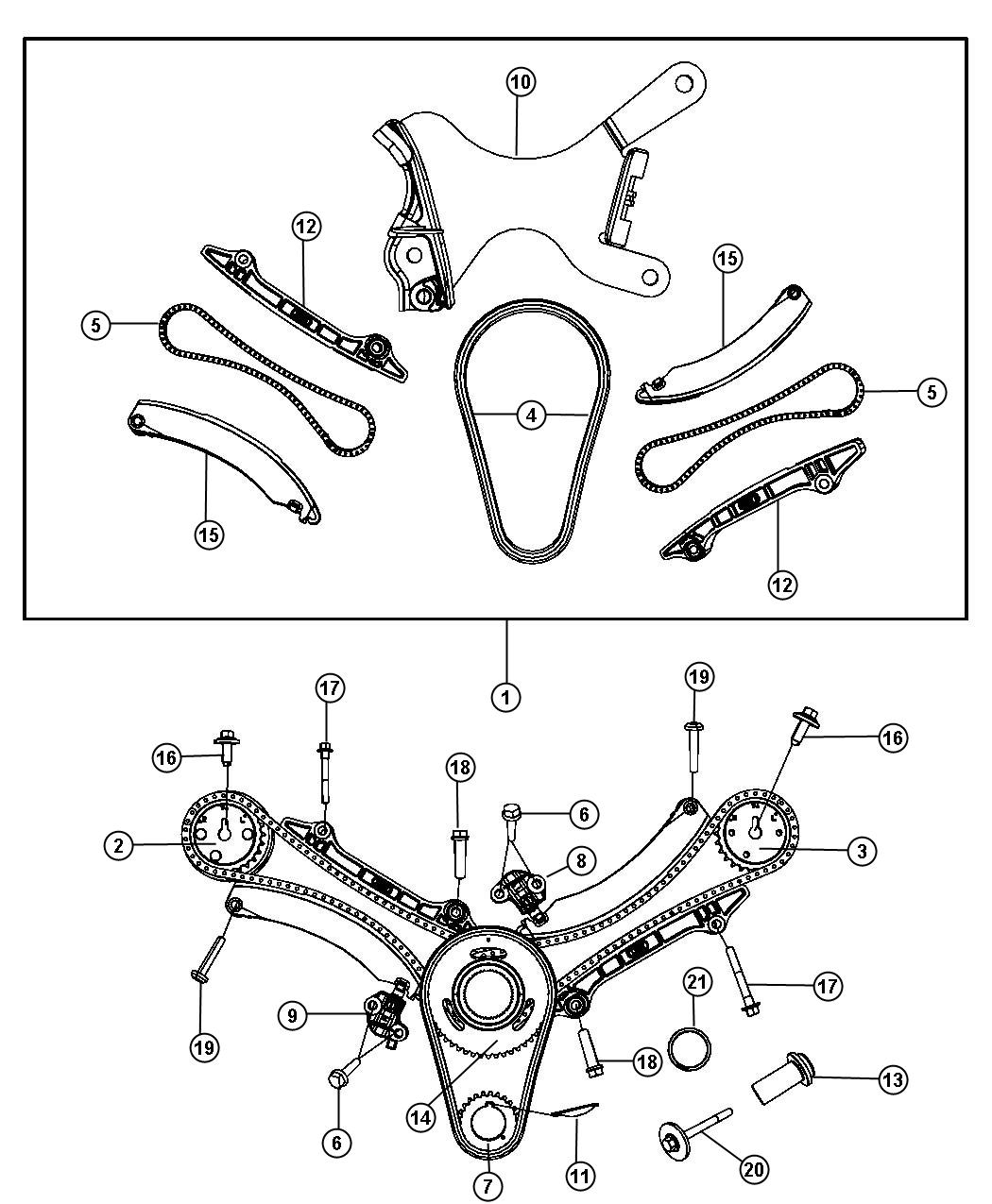 Timing System 4.7L [4.7L V8 Engine]. Diagram