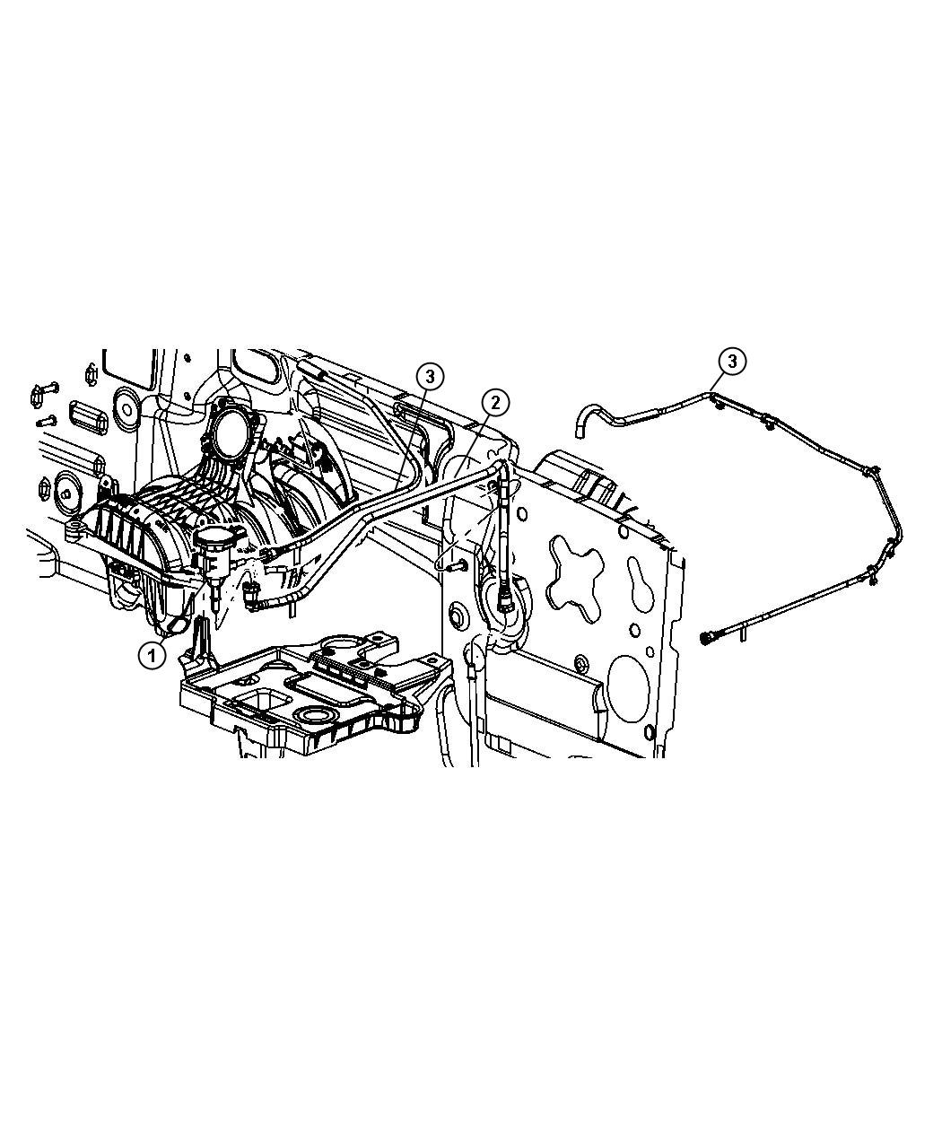 Diagram Emission Control Vacuum Harness. for your Jeep