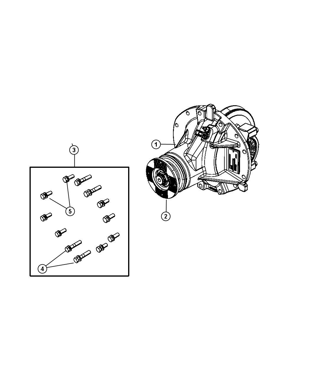 Diagram Axle Assembly,Rear. for your Dodge Ram 4500  