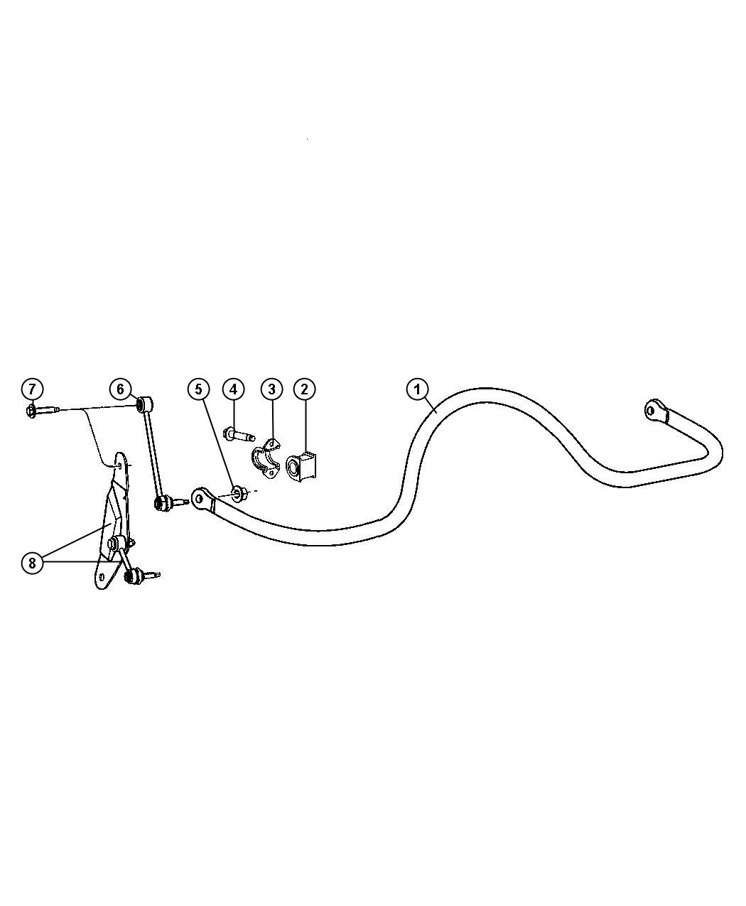 Stabilizer Bar,Rear. Diagram