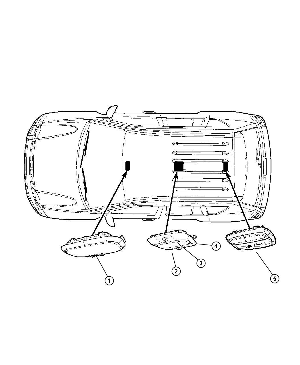 Diagram Lamps Interior. for your Chrysler 300  M