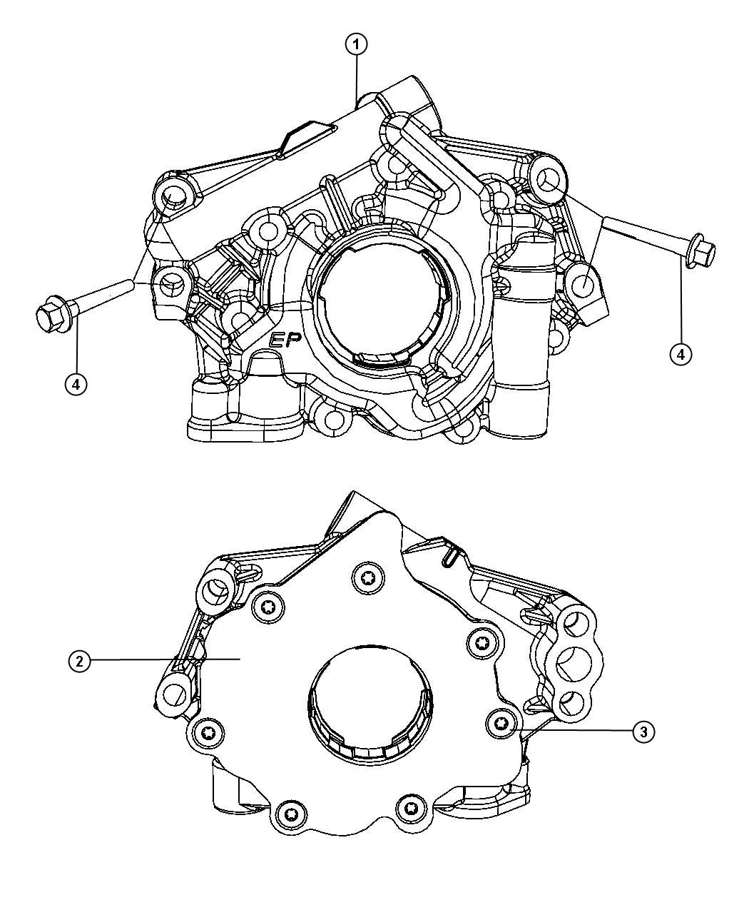 Full size assembly image of Engine Oiling Pump 6.1L [6.1L V8 SRT HEMI ENGINE]. (1/1)