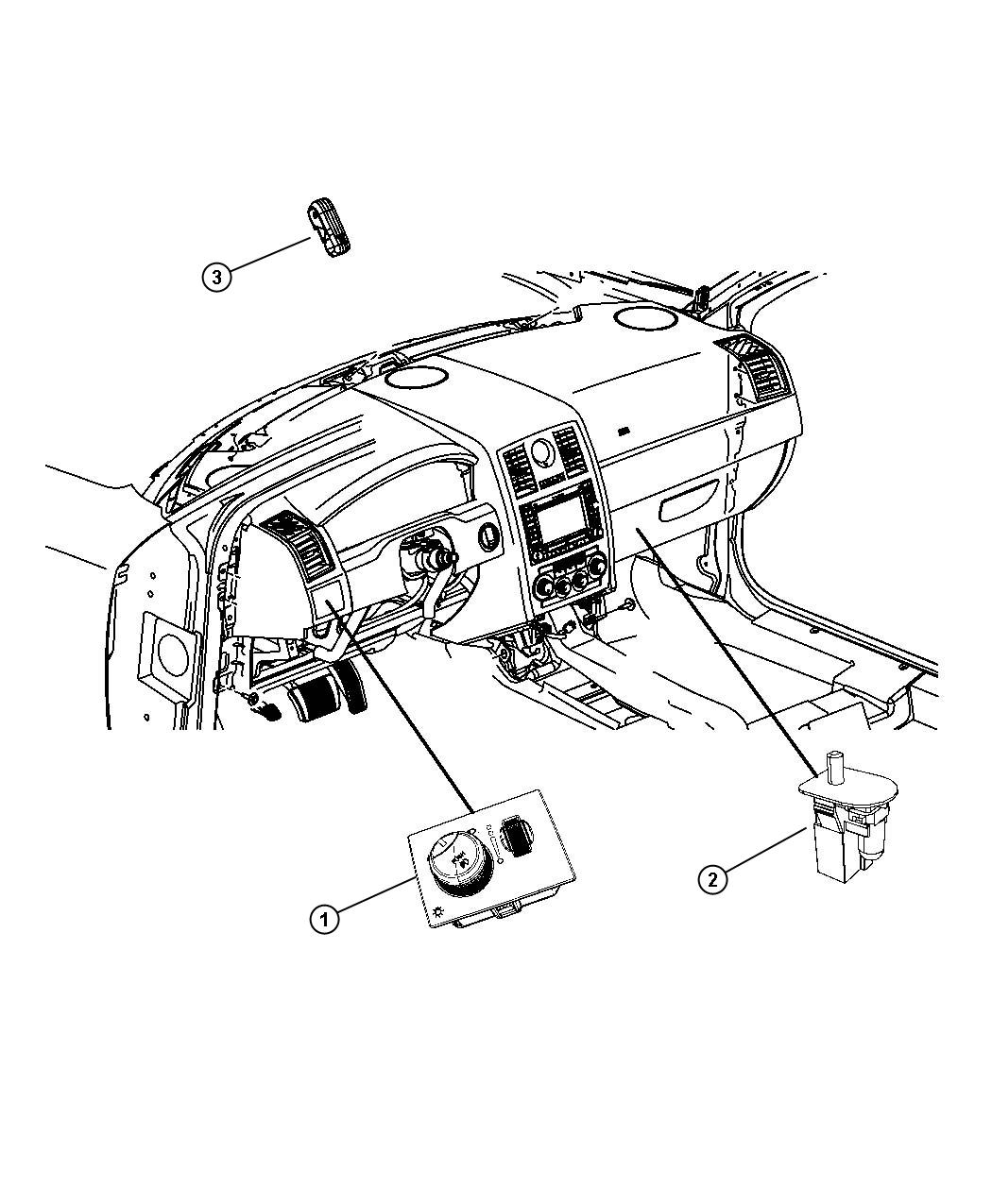 Diagram Switches Lighting. for your Chrysler 300  