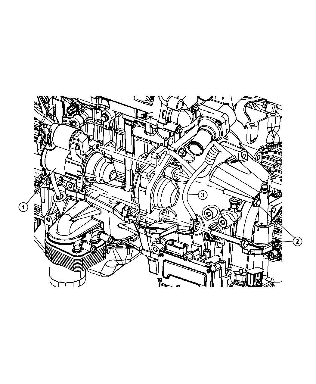 Diagram Starter and Related Parts. for your 2012 Dodge Journey R/T  