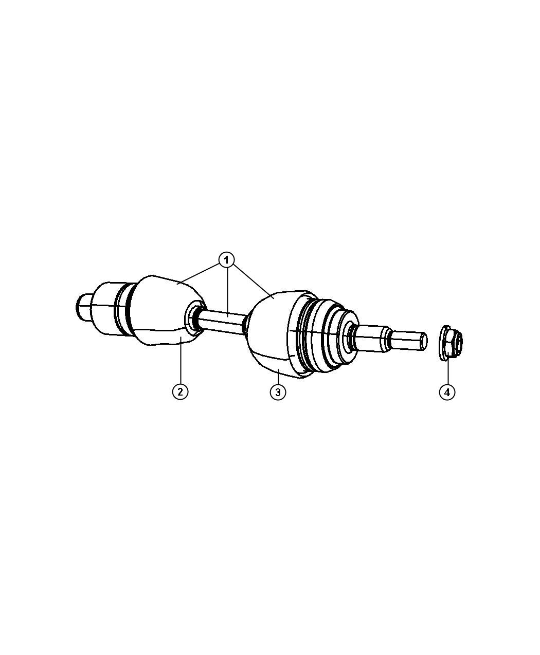 Shaft, Front Axle. Diagram