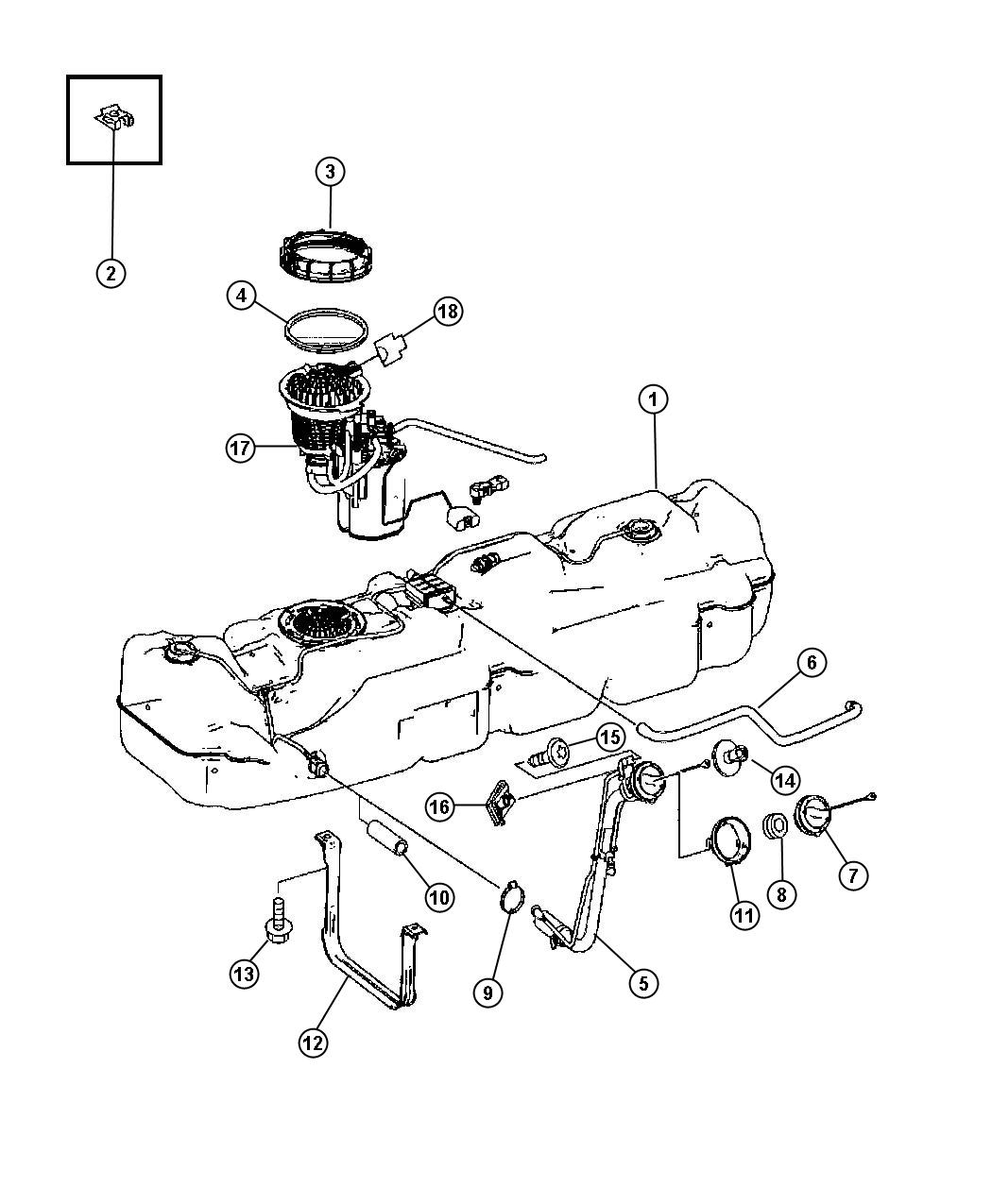 Diagram Fuel Pump Module. for your 1999 Chrysler 300  M 