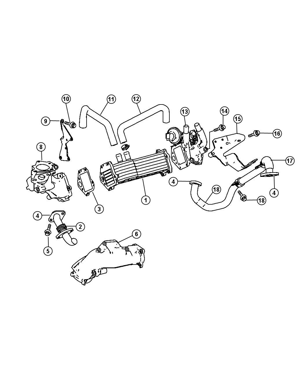 Diagram Change Over Valve and EGR Cooler. for your 1999 Chrysler 300  M 