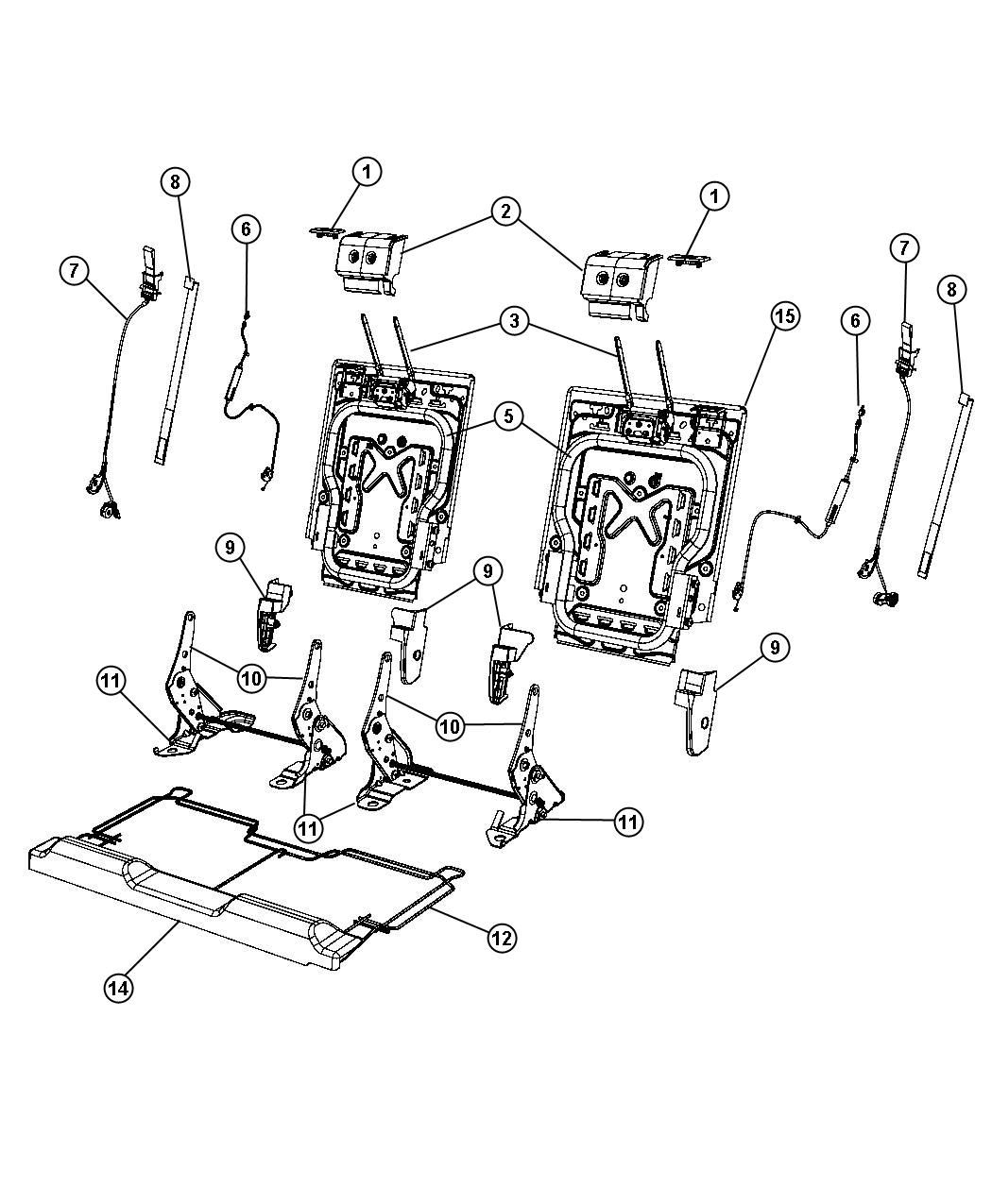 Third Row - 50/50. Diagram