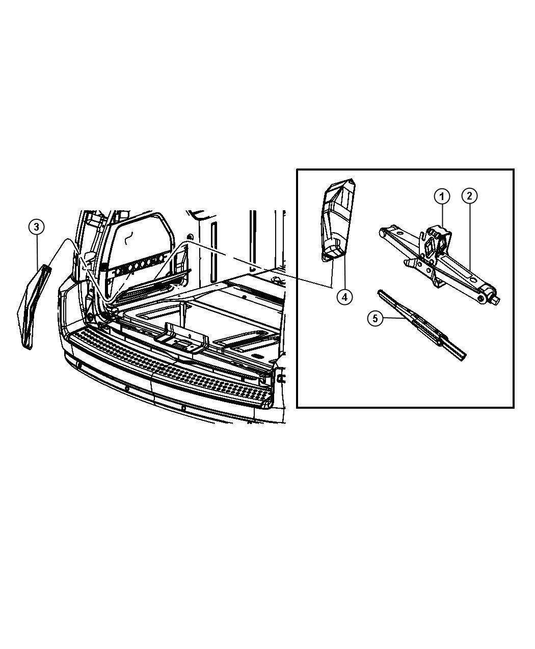 Diagram Jack Assembly. for your 2009 Chrysler Town & Country   