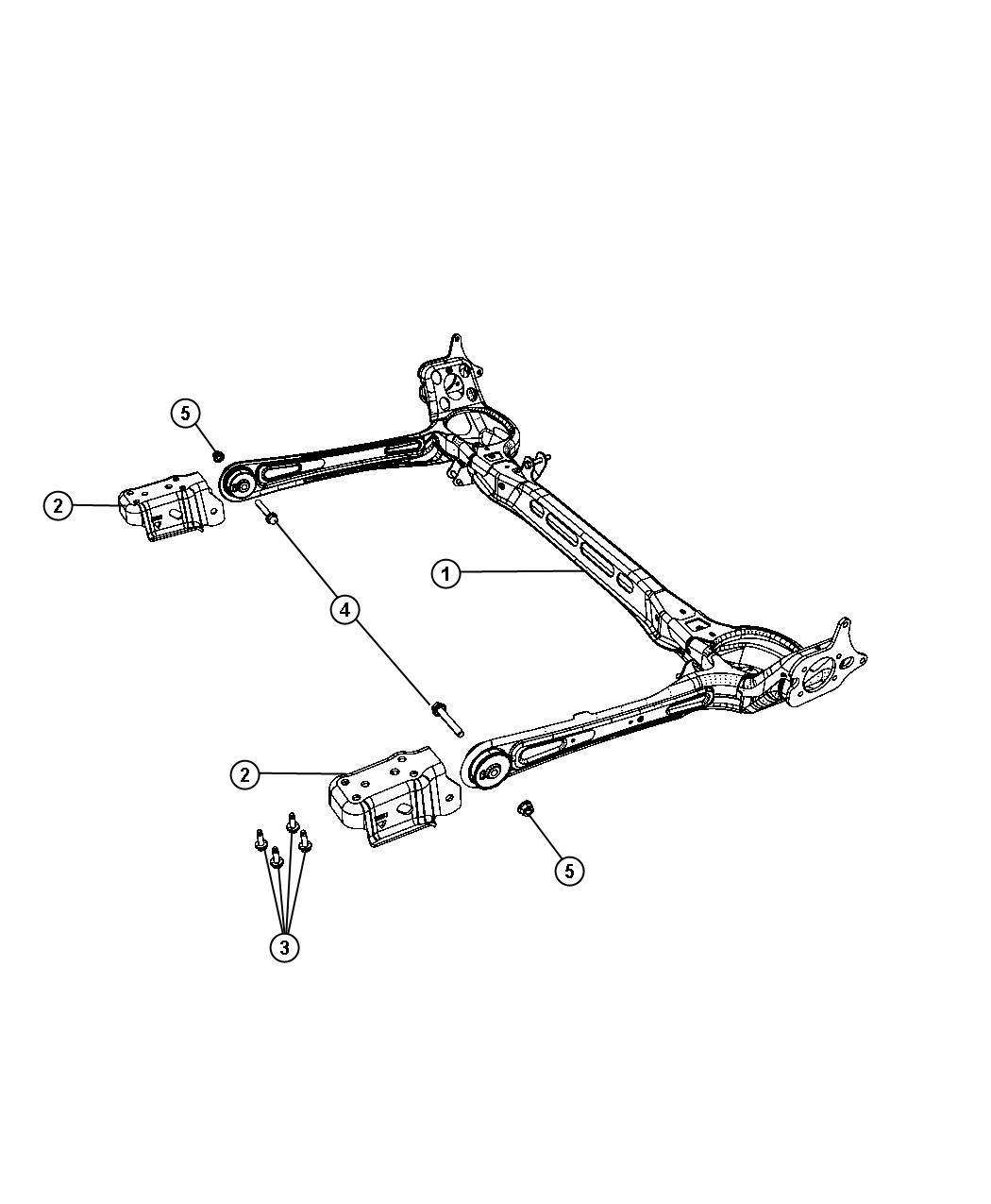 Diagram Axle Assembly. for your 1997 Dodge Dakota   