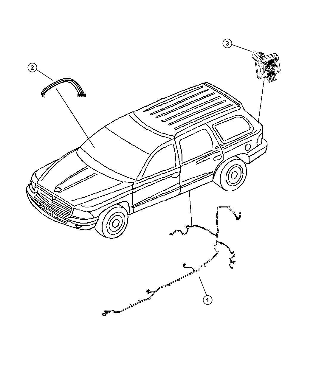 Diagram Wiring Chassis and Underbody. for your 2007 Dodge Caravan   