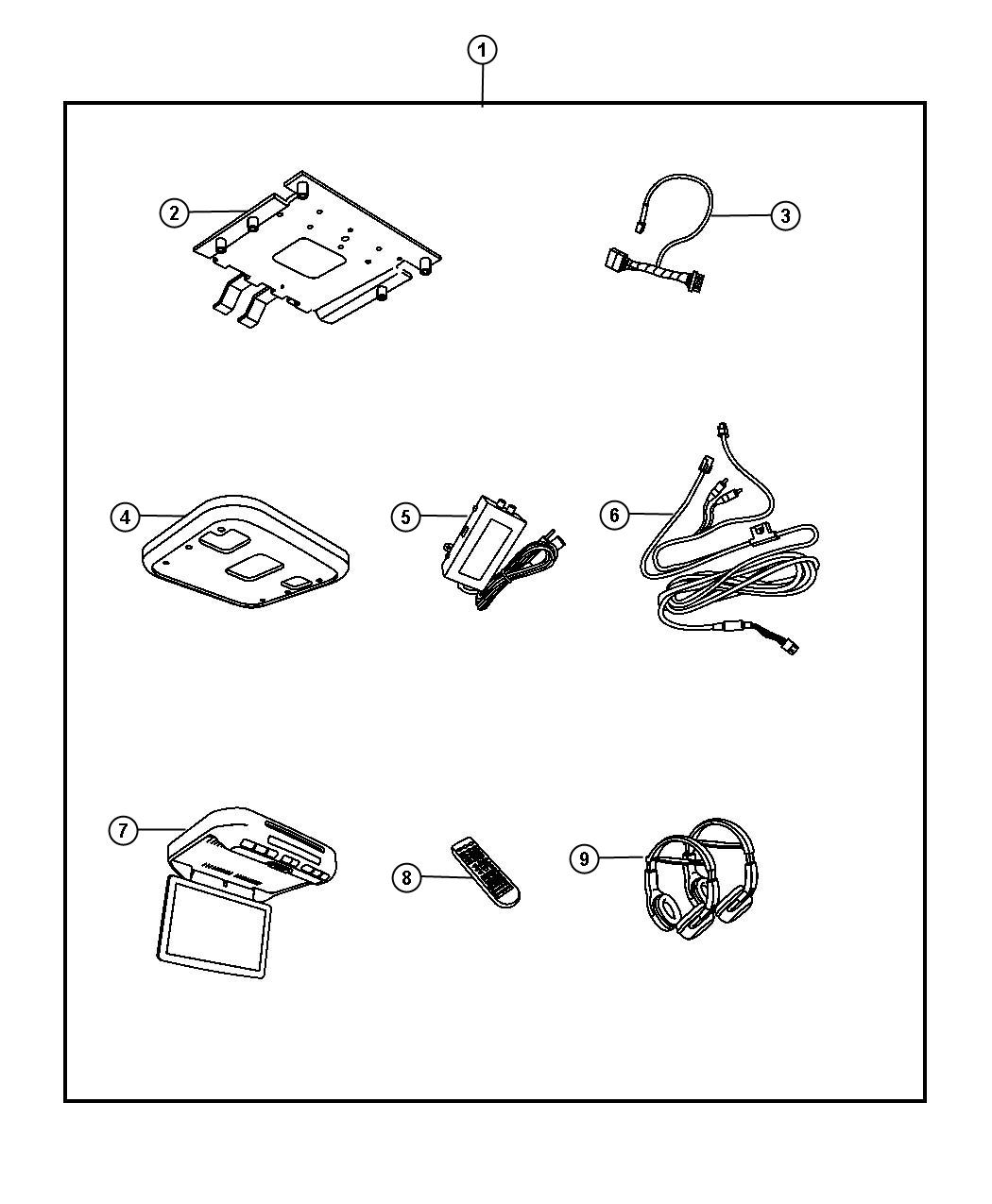 Diagram Media System - 10 inch Entertainment System. for your 2016 Chrysler 300   
