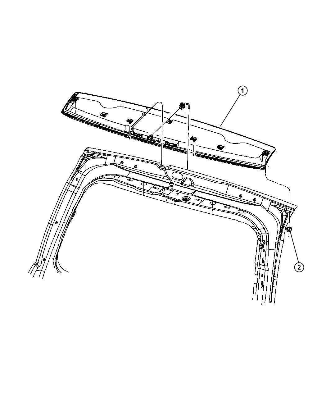 Diagram Spoilers. for your 2007 Dodge Grand Caravan   